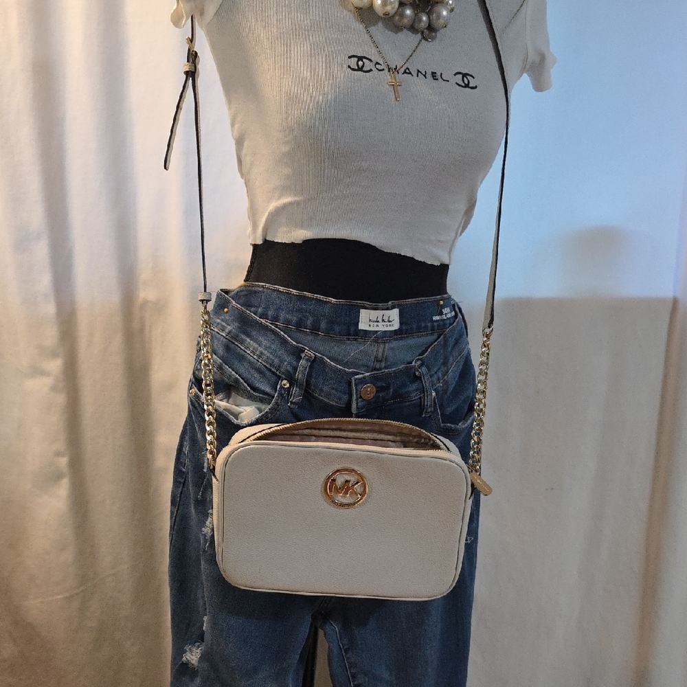 Michael Kors Beige Crossbody Bag